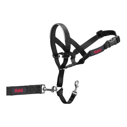 Collier Halti noir avec double attache pour chien